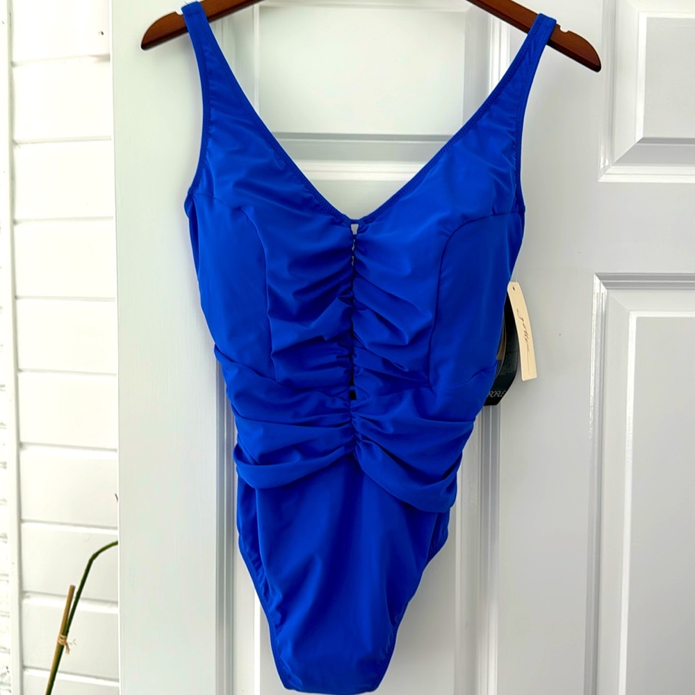 GOTTEX One Piece Cobalt Blue Bathing Suit - Size 14